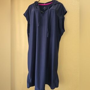 Athleta Women's Dark Blue Hooded Sweatshirt